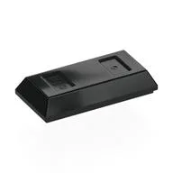 Tile Special 1 x 2 with Sloped Walls AKA Money / Gold Bar [Ingot], Black