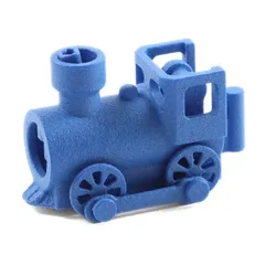 Toy Train, 3D Printed, Blue