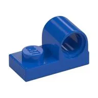 Plate Special 1 x 2 with Pin Hole on Top, Blue