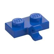 Plate Special 1 x 2 with Clip Horizontal on Side, Blue