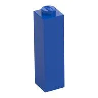 Brick 1 x 1 x 3, Blue