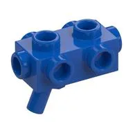 Weapon Gun / Blaster 1 x 2 x 2/3 with Studs on Sides and Handle, Blue