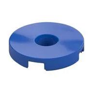Tile Special Round 2 x 2 with Hole, Blue