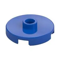 Plate Special Round 2 x 2 with Center Stud (Jumper Plate), Blue