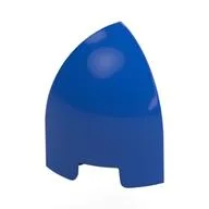 Brick Round Curved 1 x 1 x 1 1/3 Quarter Dome, Blue