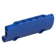 Technic Panel Curved 7 x 3 with 2 Pin Holes through Panel Surface, Blue