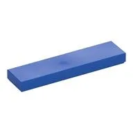 Tile 1 x 4 with Groove, Blue