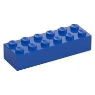 Brick 2 x 6, Blue