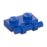 Plate Special 1 x 2 Side Handle [Free Ends], Blue