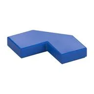 Tile Special 2 x 2 Corner with Cut Corner - Facet, Blue