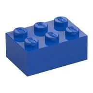 Brick 2 x 3, Blue