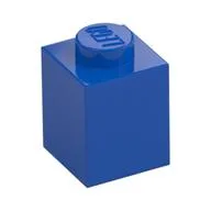 Brick 1 x 1, Blue