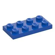 Plate 2 x 4, Blue