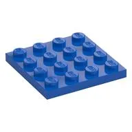 Plate 4 x 4, Blue