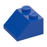 Brick Sloped 45° 2 x 2, Blue