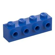 Brick Special 1 x 4 with 4 Studs on One Side, Blue