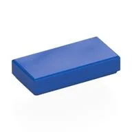 Tile 1 x 2 with Groove, Blue