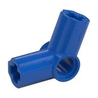Technic Axle and Pin Connector Angled #5 - 112.5°, Blue