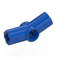 Technic Axle and Pin Connector Angled #3 - 157.5°, Blue