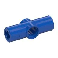 Technic Axle and Pin Connector Angled #2 - 180°, Blue