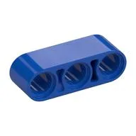 Technic Beam 1 x 3 Thick, Blue