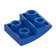 Brick Curved Inverted 2 x 2 x 2/3, Blue