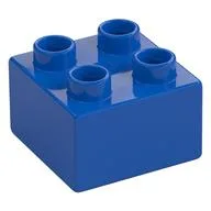 Duplo Brick 2 x 2, Blue