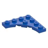 Plate Special 4 x 4 with 3 x 3 Quarter Round Cutout, Blue