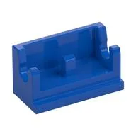 Hinge Brick 1 x 2 Base, Blue
