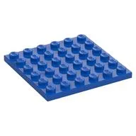 Plate 6 x 6, Blue