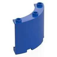 Panel 4 x 4 x 3 Quarter Cylinder, Blue