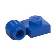 Plate Special 1 x 1 with Clip Light, Bar Hole [Thick Ring], Blue
