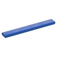 Tile 1 x 8 with Groove, Blue