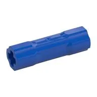 Technic Driving Ring Connector Smooth [2 rounded and 2 flat side walls], Blue