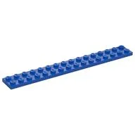 Plate 2 x 16, Blue