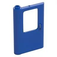 Door 1 x 4 x 5 Train Left - Thick Support Bottom, Blue
