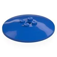 Dish 6 x 6 Inverted (Radar) with Hollow Studs, Blue