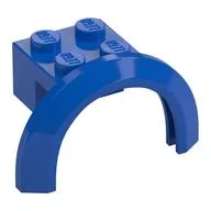 Wheel Arch, Mudguard 4 x 2 1/2 x 2 with 2 x 2 Plate, Blue