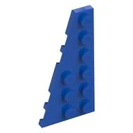 Wedge Plate 6 x 3 Left, Blue