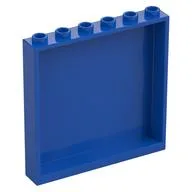 Panel 1 x 6 x 5, Blue