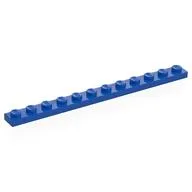 Plate 1 x 12, Blue