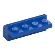 Brick Curved 2 x 4 x 1 1/3, Blue