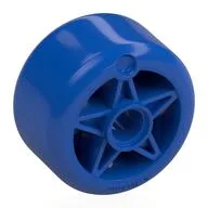 Wheel 24 x 20 with Blue Tire Pattern, Blue