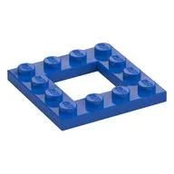 Plate Special 4 x 4 with 2 x 2 Opening, Blue