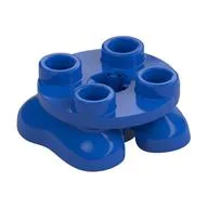 Feet, 2 x 2 x 2/3 with 4 Studs on Top, Blue