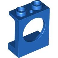 Window 1 x 2 x 2 Plane, Round Hole, Blue