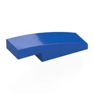 Brick Curved 3 x 1 x 2/3, Blue