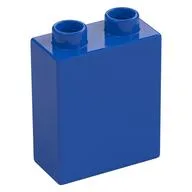 Duplo Brick 1 x 2 x 2 with Bottom Tube, Blue