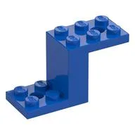 Bracket 5 x 2 x 2 1/3 with Holes, Inside Stud Holder, Blue
