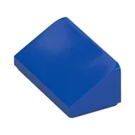 Brick Sloped 30° 1 x 2 x 2/3, Blue
